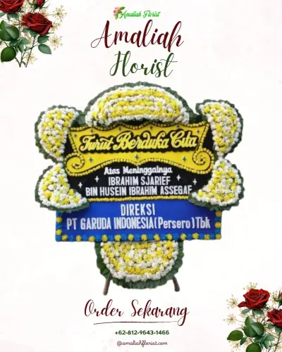 Papan Bunga Duka di Muaracikadu