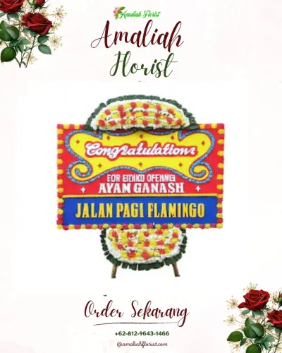 Bunga Papan Congratulation di Muaracikadu